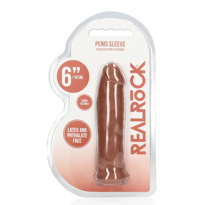 Male Sex Toys Shots Toys Realrock 6 Inch Penis Sleeve Flesh Tan Male Sex Toys Shots Toys Realrock 6 Inch Penis Sleeve Flesh Tan