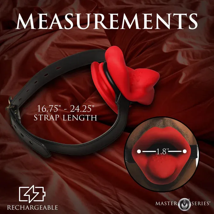 Master Series Vibrating Sissy Mouth Gag XR Brands Male Sex Toys