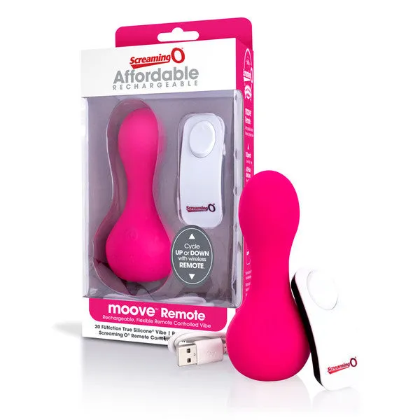 moove Remote Vibe Pink 6 Pack Screaming O Vibrators