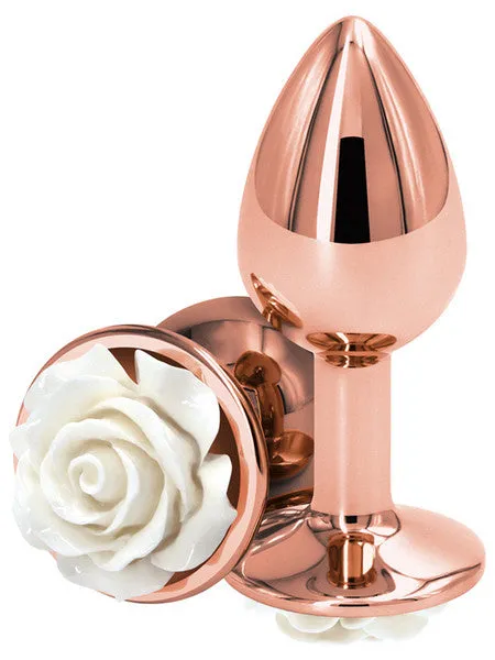 NS Novelties Anal Rear Assets Rose Small White