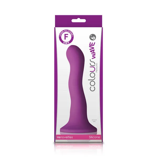 NS Novelties Colours Wave 6 in Dildo Purple Dildos