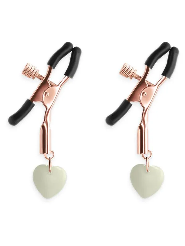 NS Novelties Vibrators Bound Nipple Clamps G3 Rose Gold