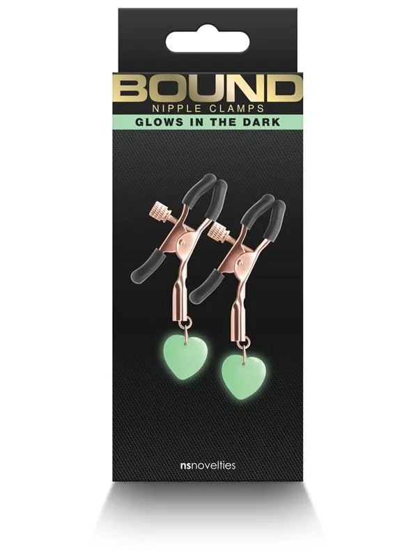 NS Novelties Vibrators Bound Nipple Clamps G3 Rose Gold NS Novelties Vibrators Bound Nipple Clamps G3 Rose Gold