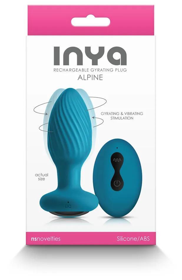 NS Novelties Vibrators INYA Alpine Teal NS Novelties Vibrators INYA Alpine Teal