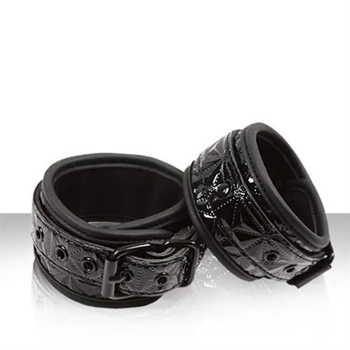 nsnovelties Anal Sinful Ankle Cuffs Black