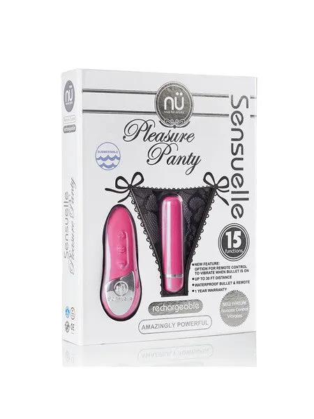NU Sensuelle Pleasure Panty Pink Novel Creations Vibrators NU Sensuelle Pleasure Panty Pink Novel Creations Vibrators