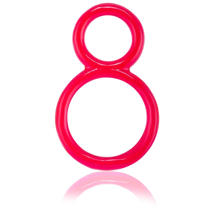 Ofinity Double Ring Red Screaming O Male Sex Toys