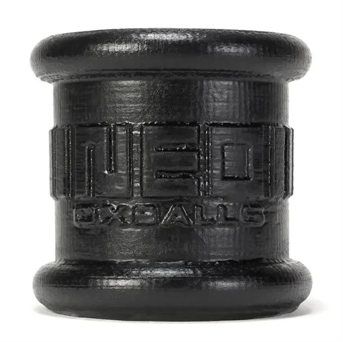 Oxballs Anal Neo 2 Inch Tall Ball Stretcher Squishy Silicone Black