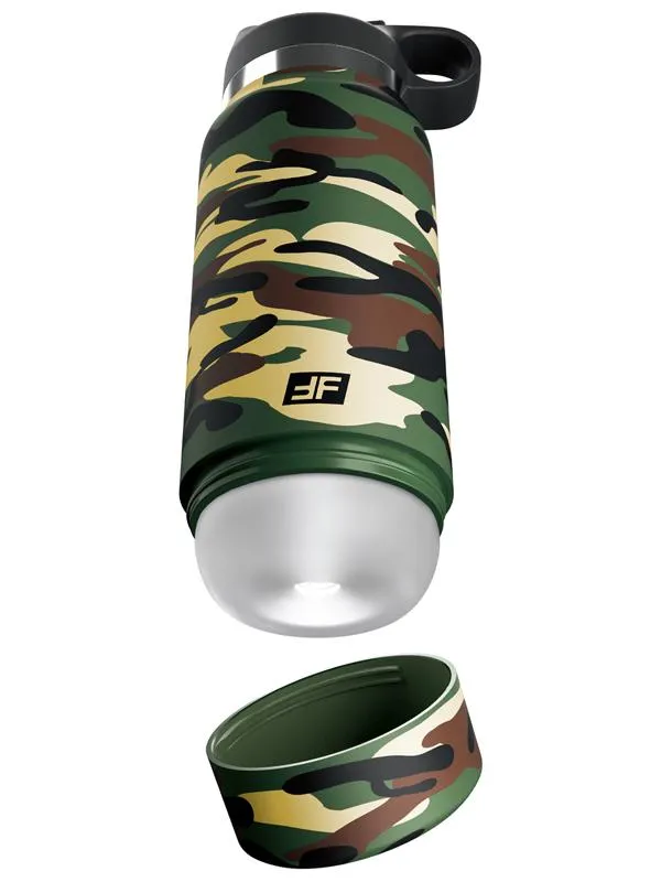 PDX Brands Male Sex Toys PDX Plus Fap Flask Happy Camper Discreet Stroker Camo Bottle Frosted PDX Brands Male Sex Toys PDX Plus Fap Flask Happy Camper Discreet Stroker Camo Bottle Frosted
