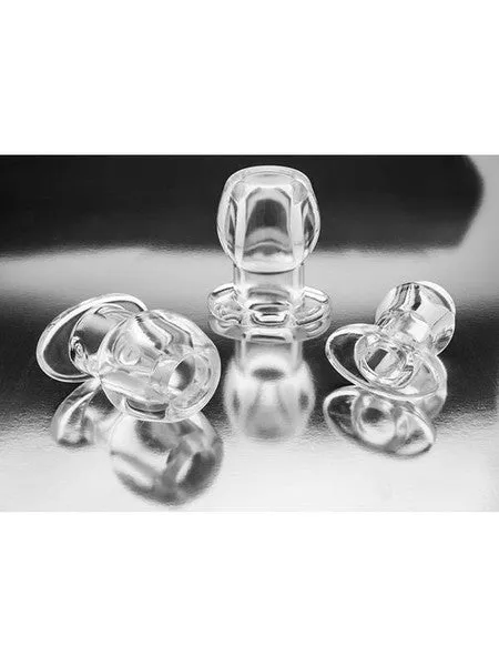 Perfect Fit Anal Tunnel Plug Large Clear Perfect Fit Anal Tunnel Plug Large Clear