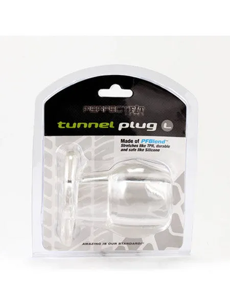 Perfect Fit Anal Tunnel Plug Large Clear Perfect Fit Anal Tunnel Plug Large Clear