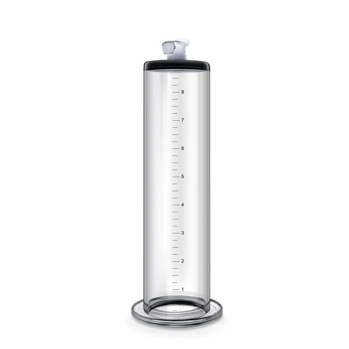 Performance 9 Inch X 175 Inch Penis Pump Cylinder Clear Blush Anal
