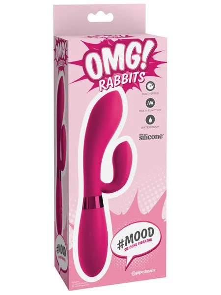 Pipedream Products OMG Rabbits Mood Silicone Vibrator Female Sex Toys
