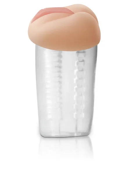 Pipedream Products PDX Deluxe SeeThru Stroker Male Sex Toys Pipedream Products PDX Deluxe SeeThru Stroker Male Sex Toys
