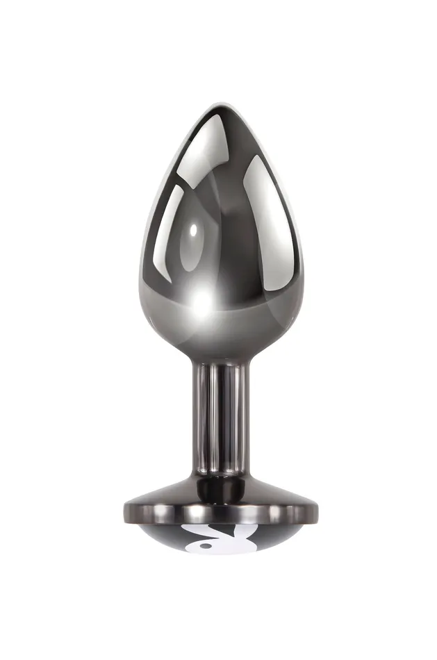 Playboy Pleasure Anal Playboy Pleasure Tux Small Butt Plug Hematite