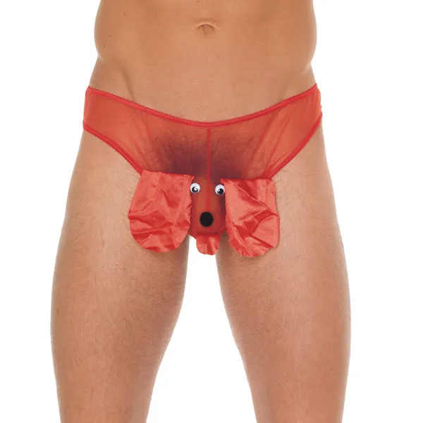 Rimba Vibrators Mens Red Animal Pouch