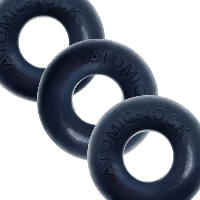 Ringer Cockring 3 Pack Small Night Black Oxballs Anal