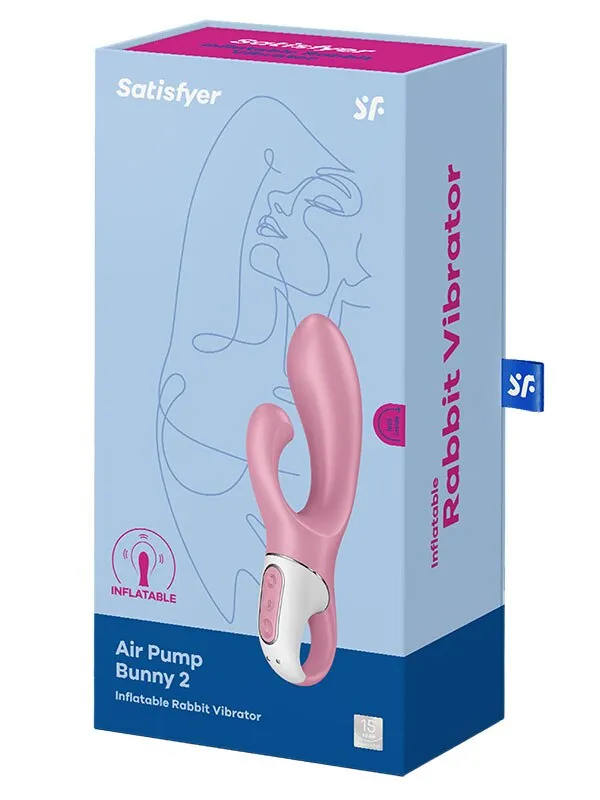 Satisfyer Air Pump Bunny 2 Light Red Satisfyer Vibrators Satisfyer Air Pump Bunny 2 Light Red Satisfyer Vibrators