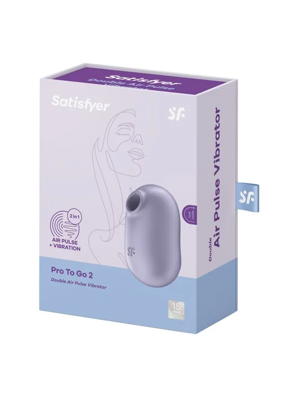 Satisfyer Vibrators Satisfyer Pro To Go 2 Violet Satisfyer Vibrators Satisfyer Pro To Go 2 Violet
