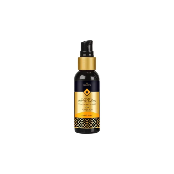 Sensuva Vibrators Natural WaterBased Personal Moisturizer 193 Fl Oz Butter Rum