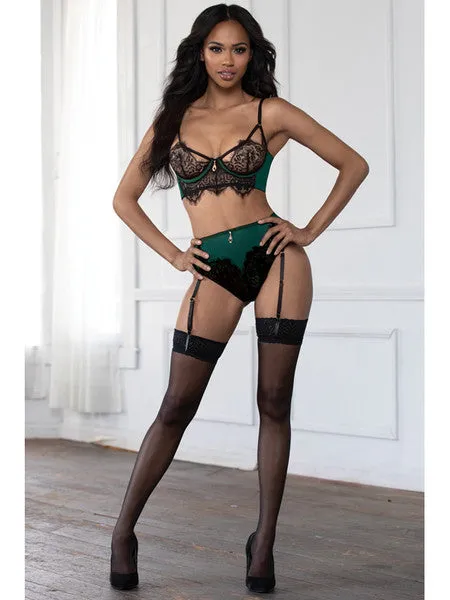 Seven Til Midnight Bra Sets STM11155GreenXL H Male Sex Toys