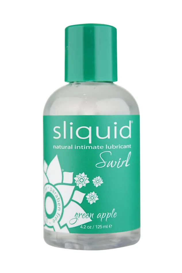 Sliquid Anal Naturals Swirl Green Apple 42 Fl Oz 124 ml