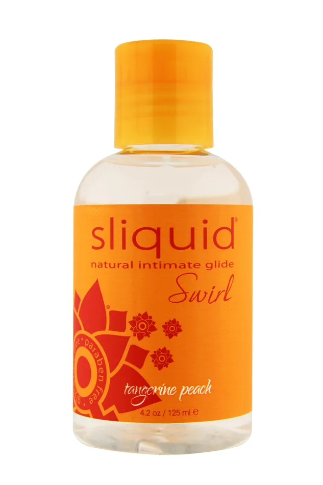 Sliquid Anal Naturals Swirl Tangerine Peach 42 Fl Oz 124 ml