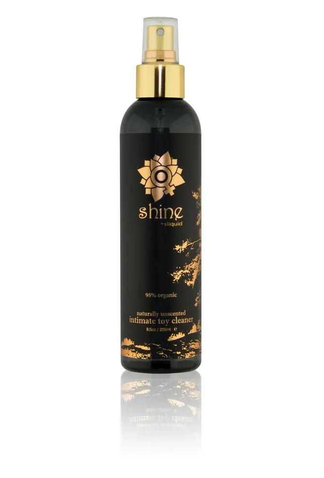 Sliquid Vibrators Shine All Natural Organic Tea Tree Oil Based Toy Cleaner 85 Oz