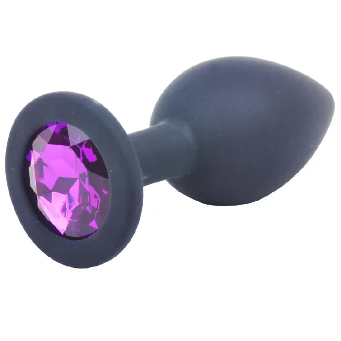 Small Black Jewelled Silicone Butt Plug Various Toy Brands Anal