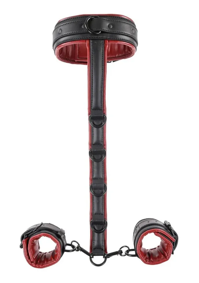 Sportsheets Saffron Neck and Wrist Restraint Blackred Restraints