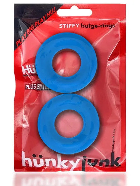 STIFFY 2pack bulge cockrings TEAL ICE Oxballs Vibrators