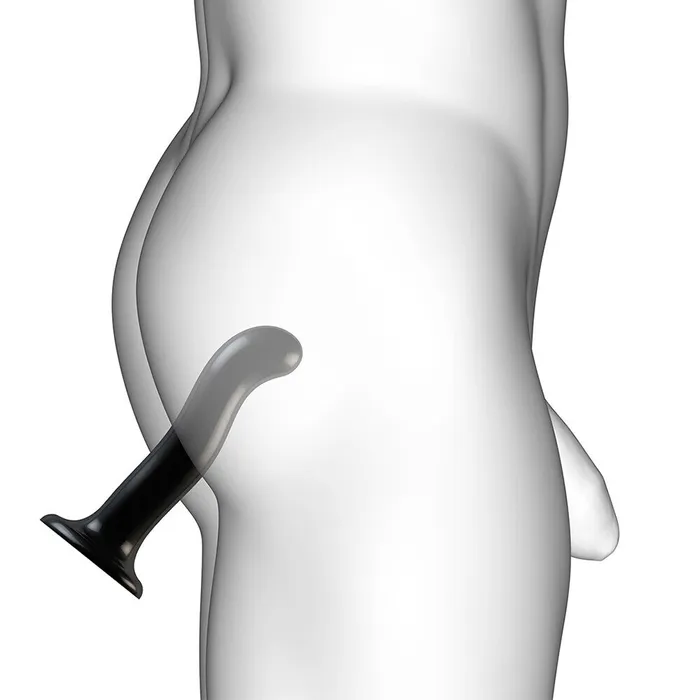 Strap On Me Prostate and G Spot Curved Dildo Small Black Strap On Me Female Sex Toys