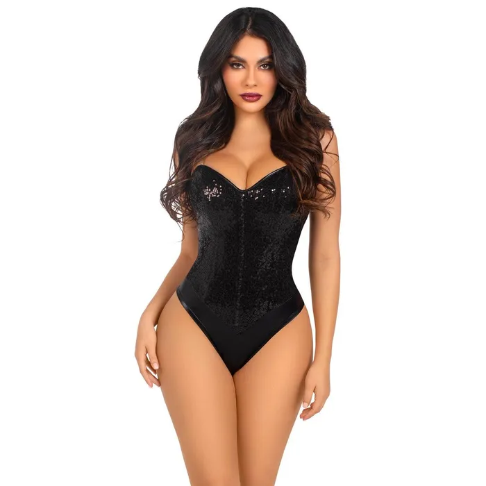 Sugxr Teddies And Bodies Leg Avenue Sequin Bodysuit