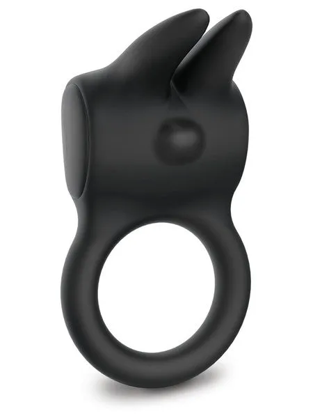 The Rabbit Company Rabbit Love Ring Rechargeable Black Vibrators