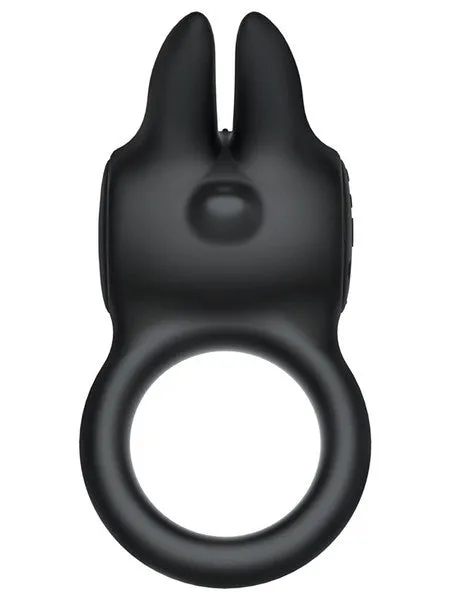 The Rabbit Company Rabbit Love Ring Rechargeable Black Vibrators