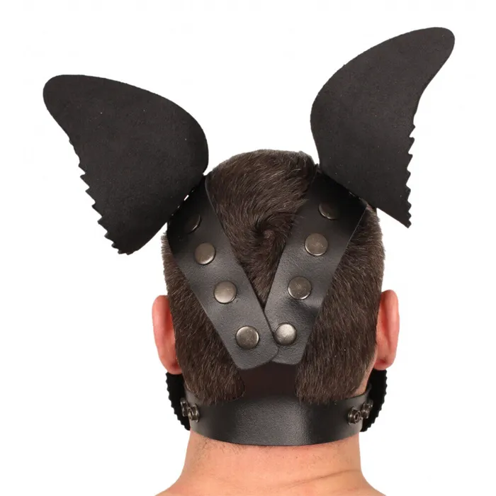 The Red Restraints Red Leather Puppy Dog Mask The Red Restraints Red Leather Puppy Dog Mask
