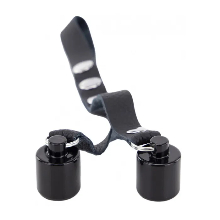 The Red Restraints The Red Leather Ball Stretcher With Weights 2 X 50g The Red Restraints The Red Leather Ball Stretcher With Weights 2 X 50g