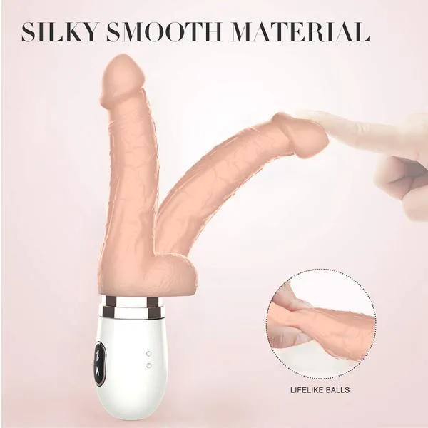 ToyWithMe Female Sex Toys Jimmy Sex Machine Auto Heat and Thrust Dildo Vibrator