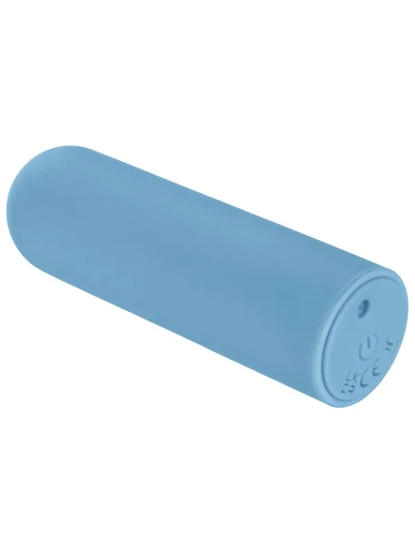 Turbo Buzz Rounded Mini Bullet Blue CalExotics Vibrators Turbo Buzz Rounded Mini Bullet Blue CalExotics Vibrators