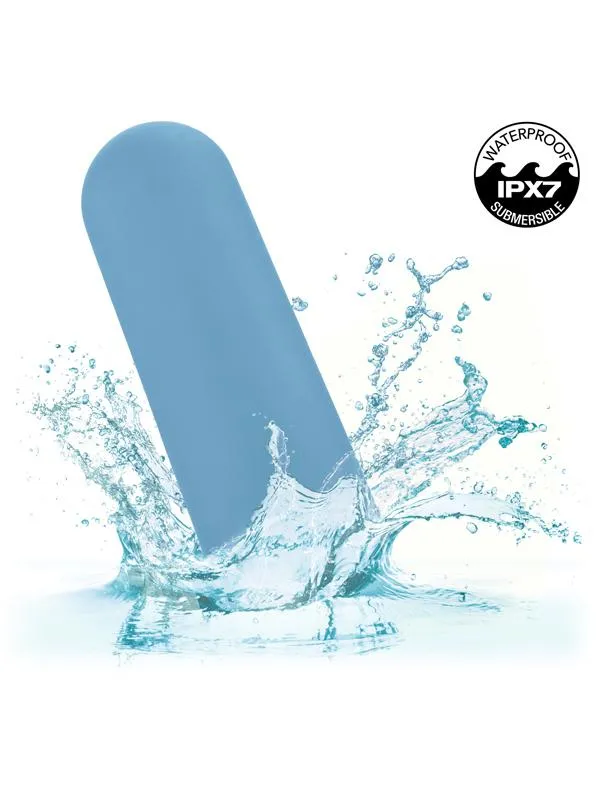 Turbo Buzz Rounded Mini Bullet Blue CalExotics Vibrators Turbo Buzz Rounded Mini Bullet Blue CalExotics Vibrators