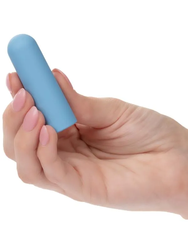 Turbo Buzz Rounded Mini Bullet Blue CalExotics Vibrators Turbo Buzz Rounded Mini Bullet Blue CalExotics Vibrators