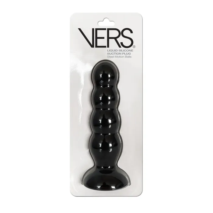 Vers Liquid Silicone Suction Plug Black Rascal Boneyard Anal