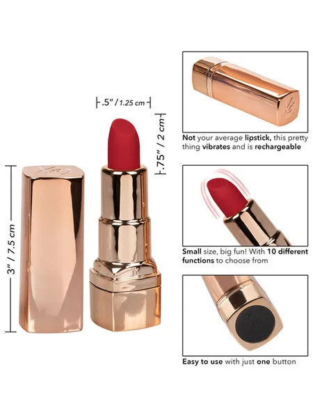 Vibrators CalExotics Hide and Play Rechargeable Lipstick Red