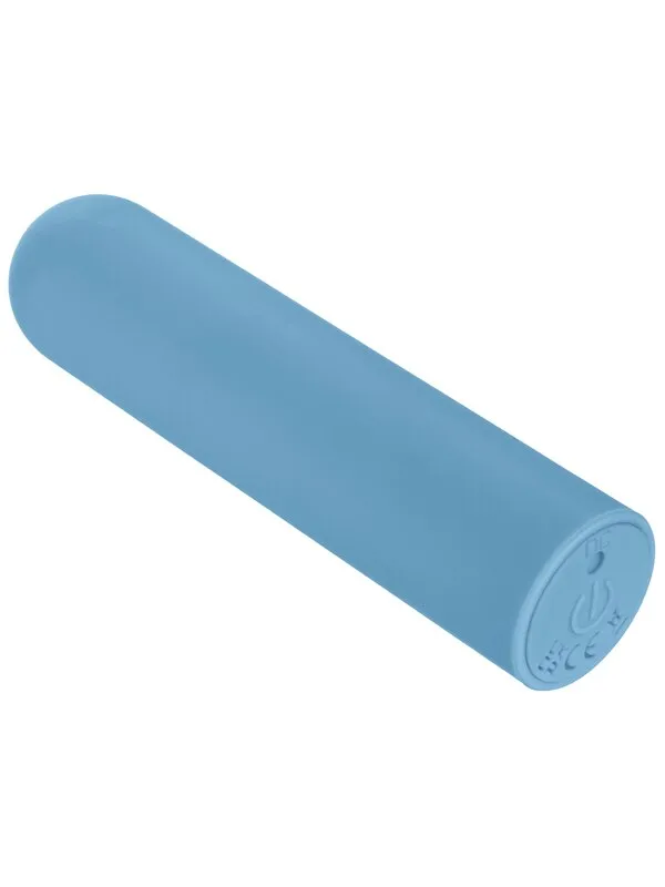 Vibrators CalExotics Turbo Buzz Rounded Bullet Blue Vibrators CalExotics Turbo Buzz Rounded Bullet Blue