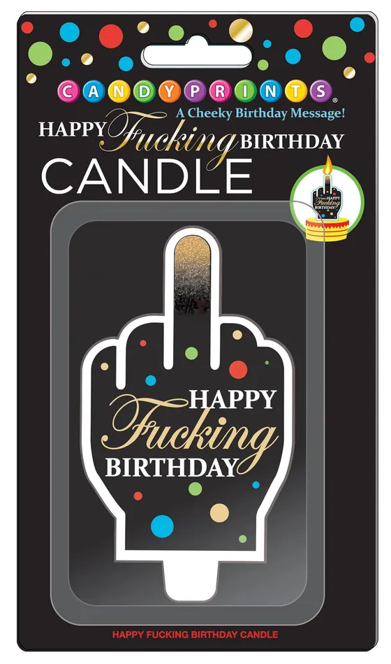 Vibrators Little Genie Happy Fucking Birthday Candle