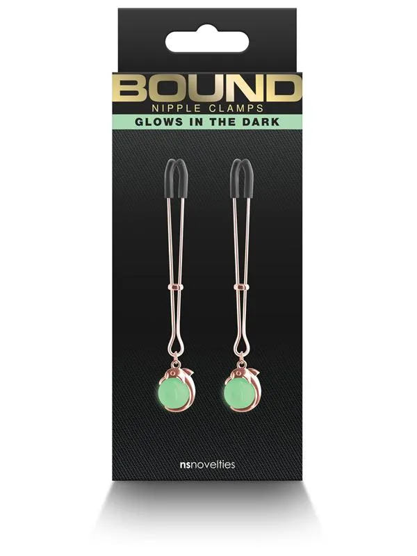 Vibrators NS Novelties Bound Nipple Clamps G1 Rose Gold Vibrators NS Novelties Bound Nipple Clamps G1 Rose Gold