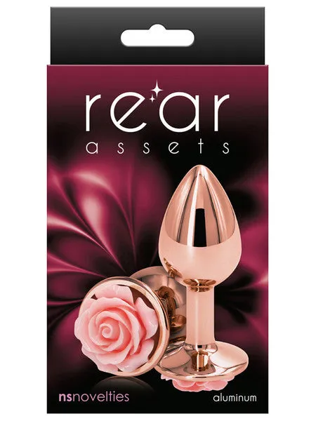 Vibrators NS Novelties Rear Assets Rose Small Pink Vibrators NS Novelties Rear Assets Rose Small Pink