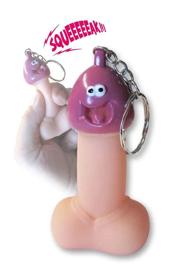 Vibrators Ozze Creations Squeaky Pecker Key Chain