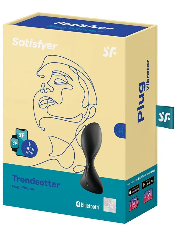 Vibrators Satisfyer Satisfyer Trendsetter Connect App Black Vibrators Satisfyer Satisfyer Trendsetter Connect App Black