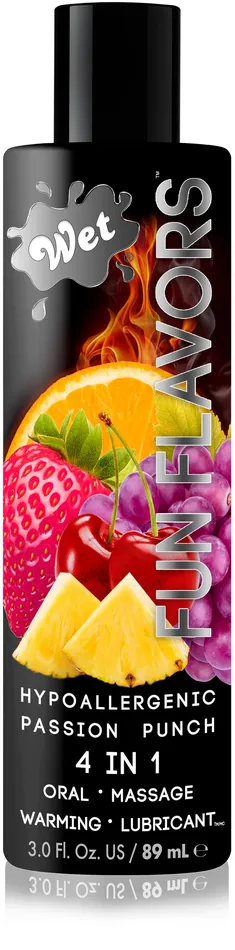 Vibrators Wet Wet Fun Flavors Passion Punch 3 Fl Oz